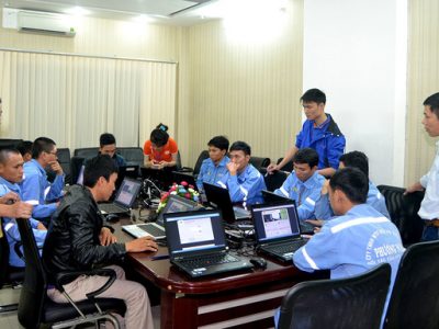 TIEC tổ chức huấn luyện tại công ty CP Dịch Vụ Kỹ thuật Viễn Thông Hà Nội