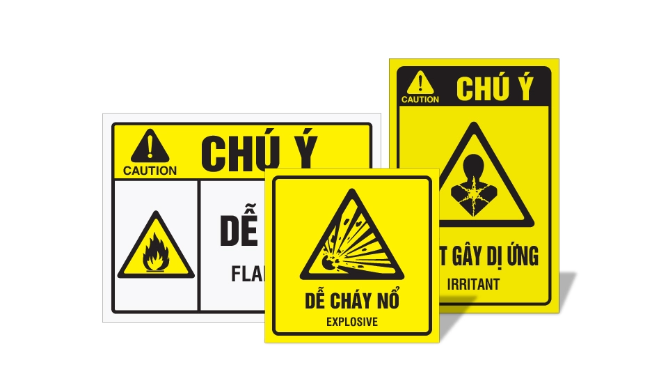 Quy định chung biển báo an toàn lao động