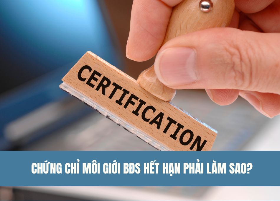Những điều cần làm khi chứng chỉ môi giới BĐS gần hết hạn hoặc đã hết hạn 