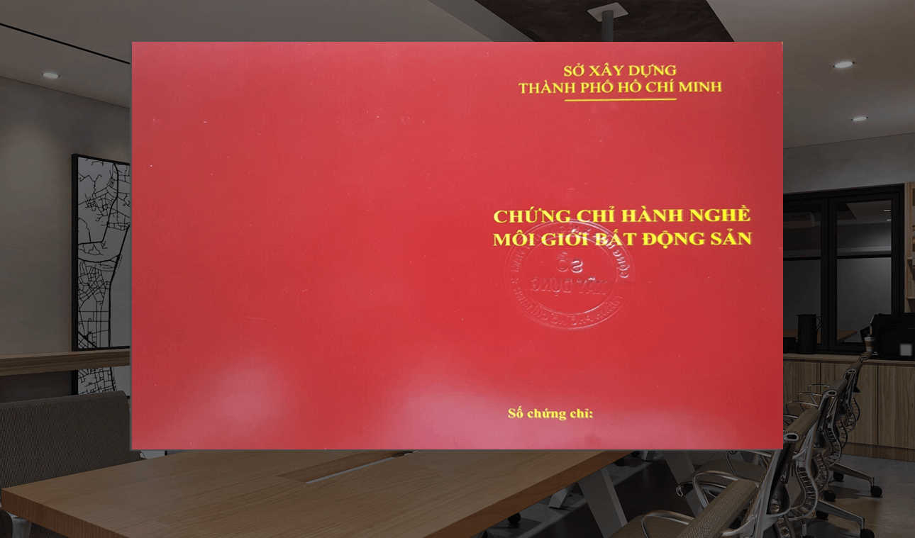 Chứng chỉ hành nghề môi giới bất động sản
