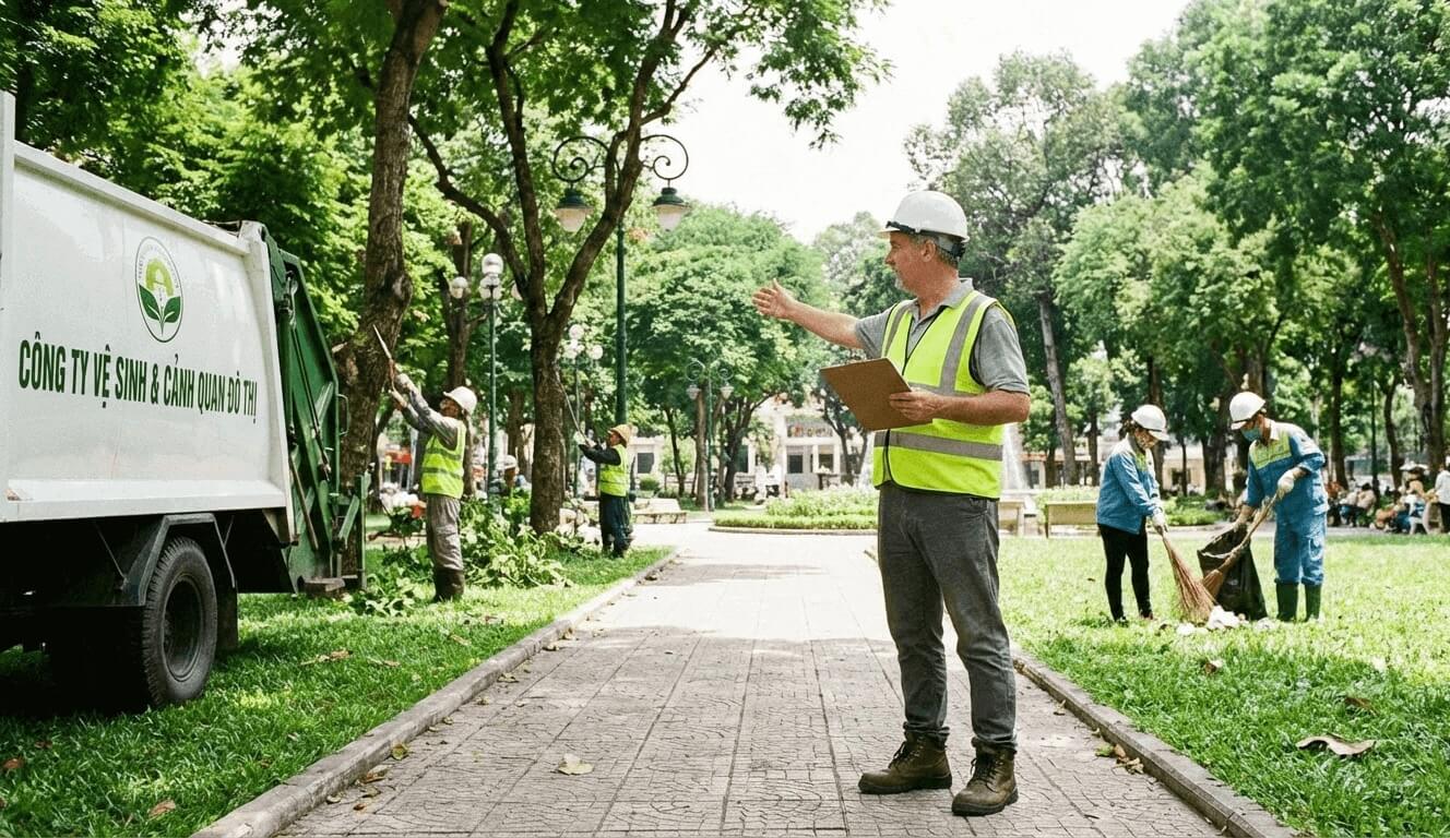 Quản lý vệ sinh và cảnh quan