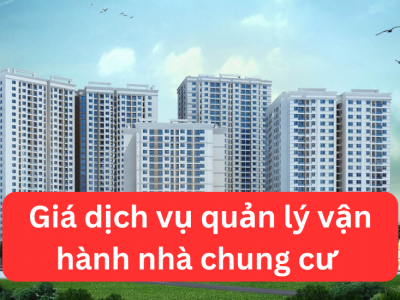Giá dịch vụ quản lý vận hành nhà chung cư mới nhất năm 2026